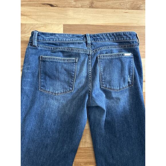 White House Black Market Girlfriend Size 8 L Distressed - Picture 5 of 5